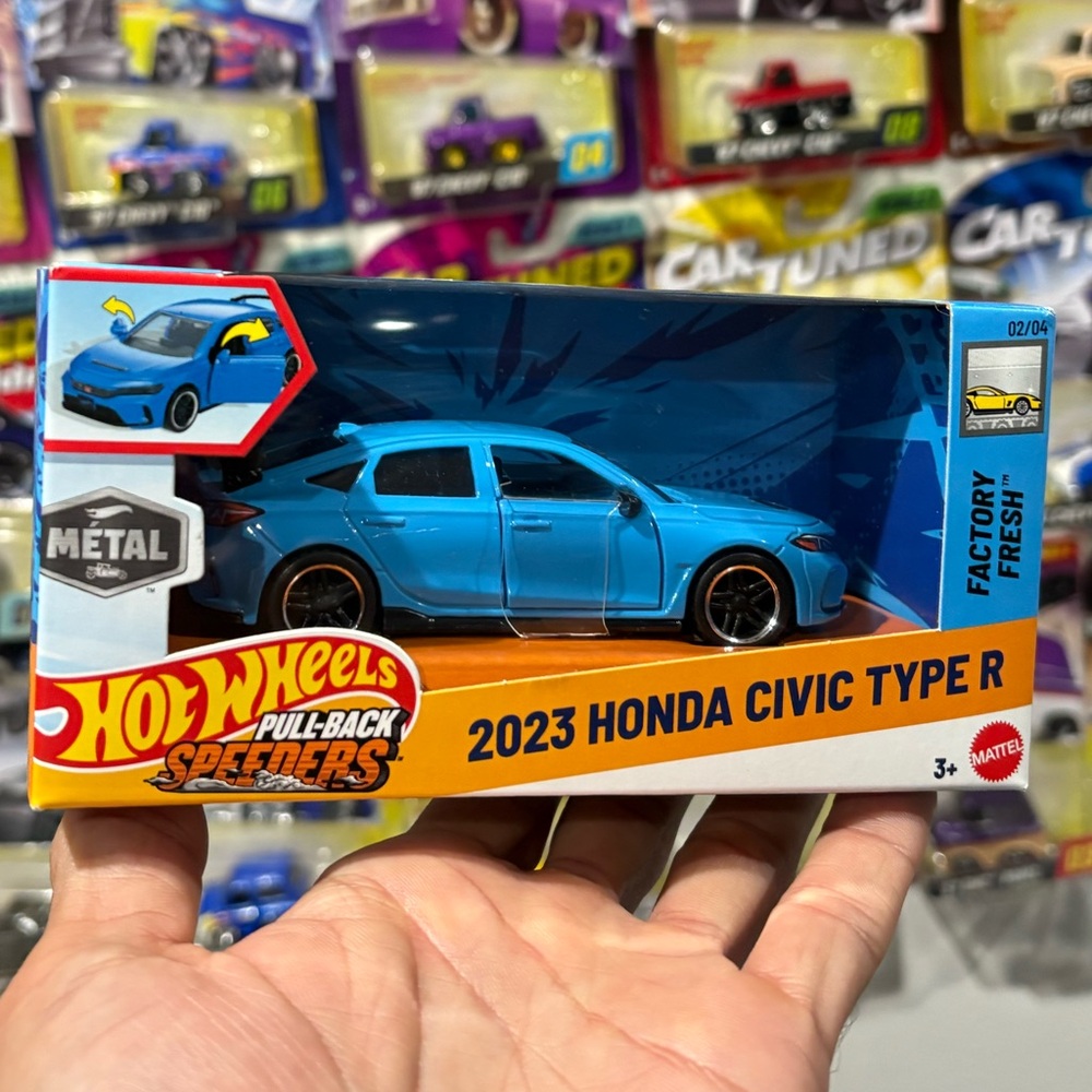 Hot wheels Pull-Back Speeders Honda Civic Type R diecast toy